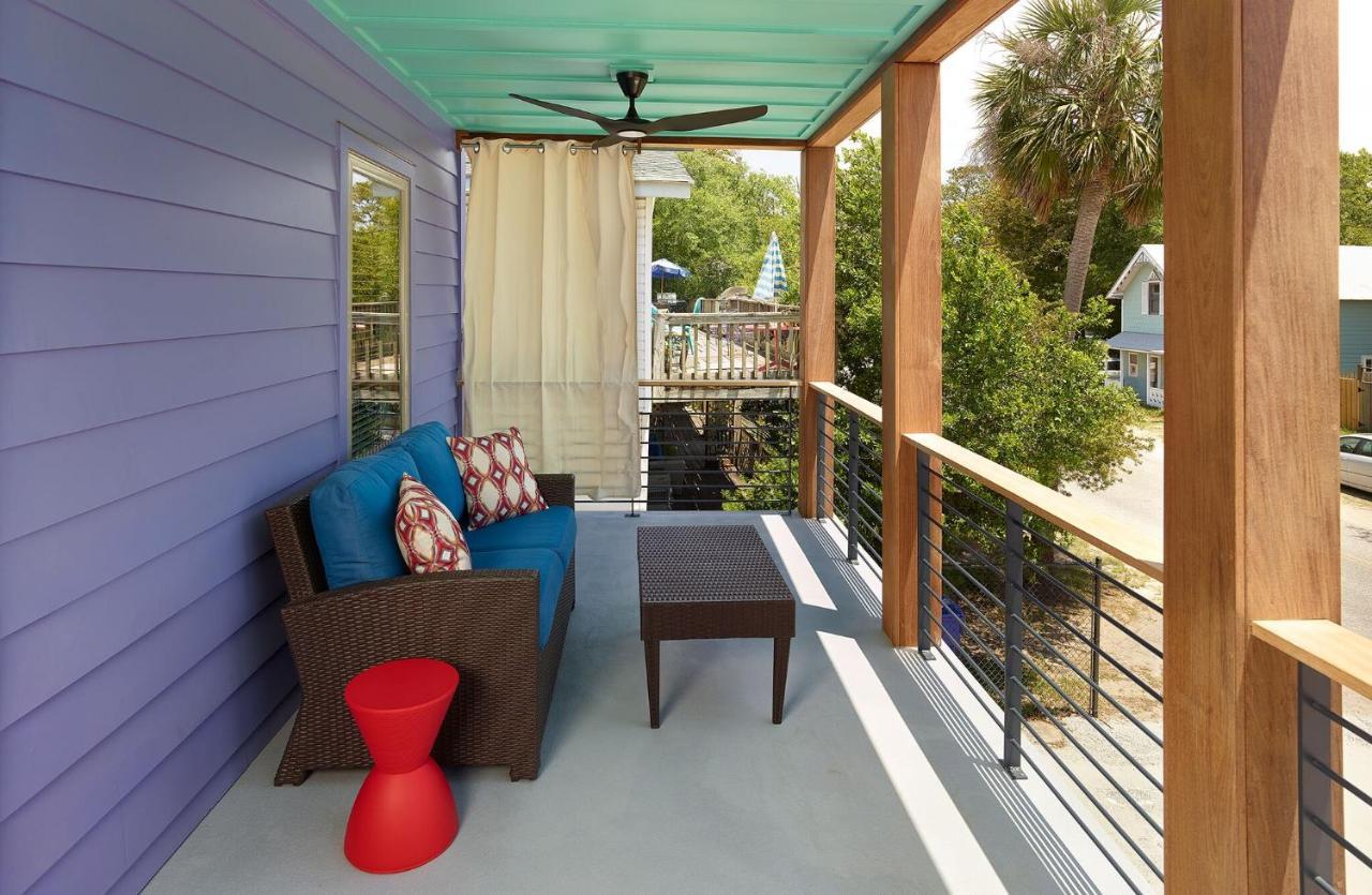 Folly Vacation Perfect Purple Palace Apt C Folly Beach Buitenkant foto