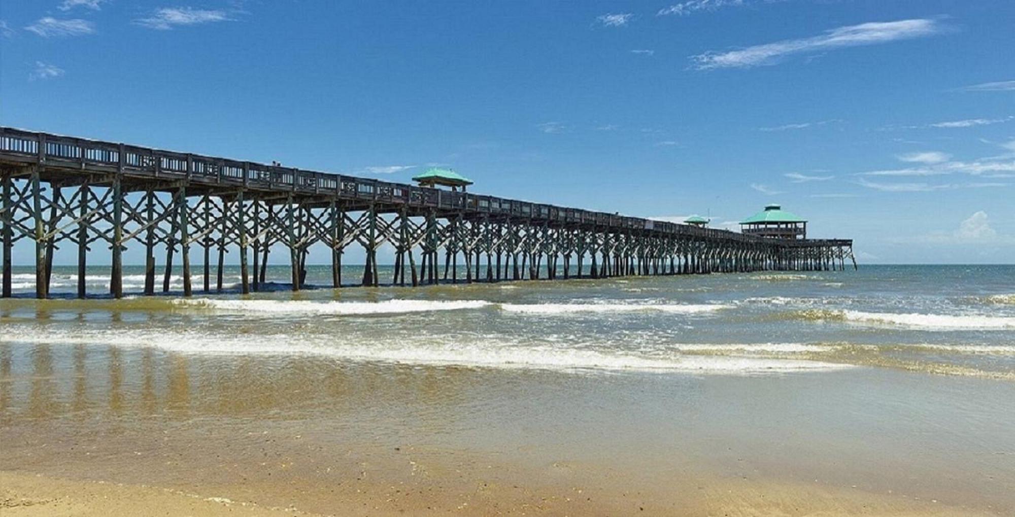 Folly Vacation Perfect Purple Palace Apt C Folly Beach Buitenkant foto