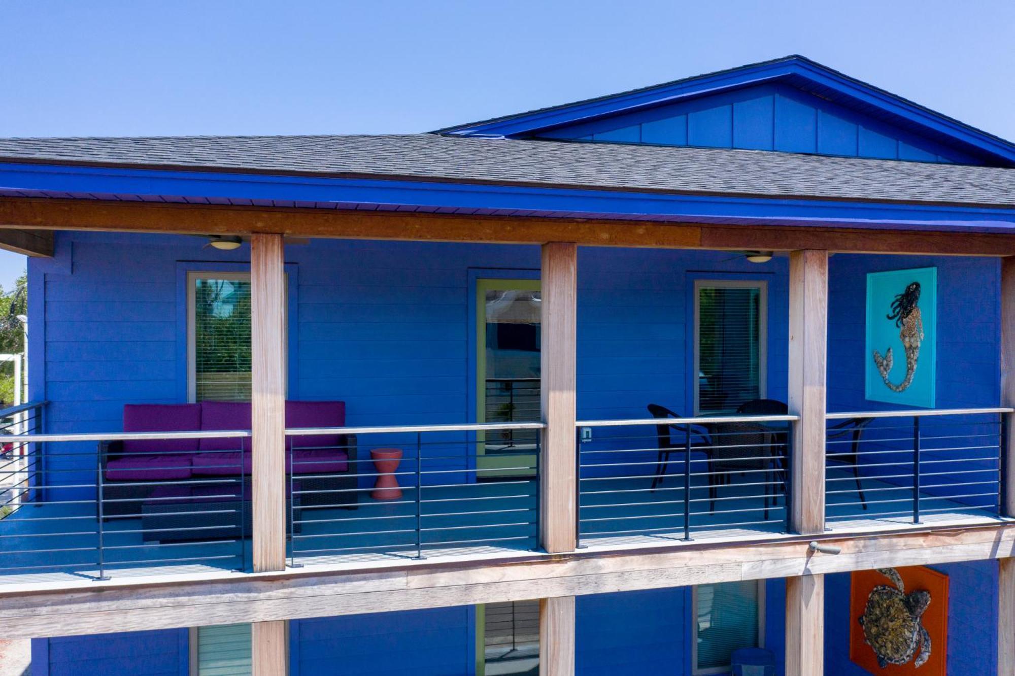 Folly Vacation Perfect Purple Palace Apt C Folly Beach Buitenkant foto