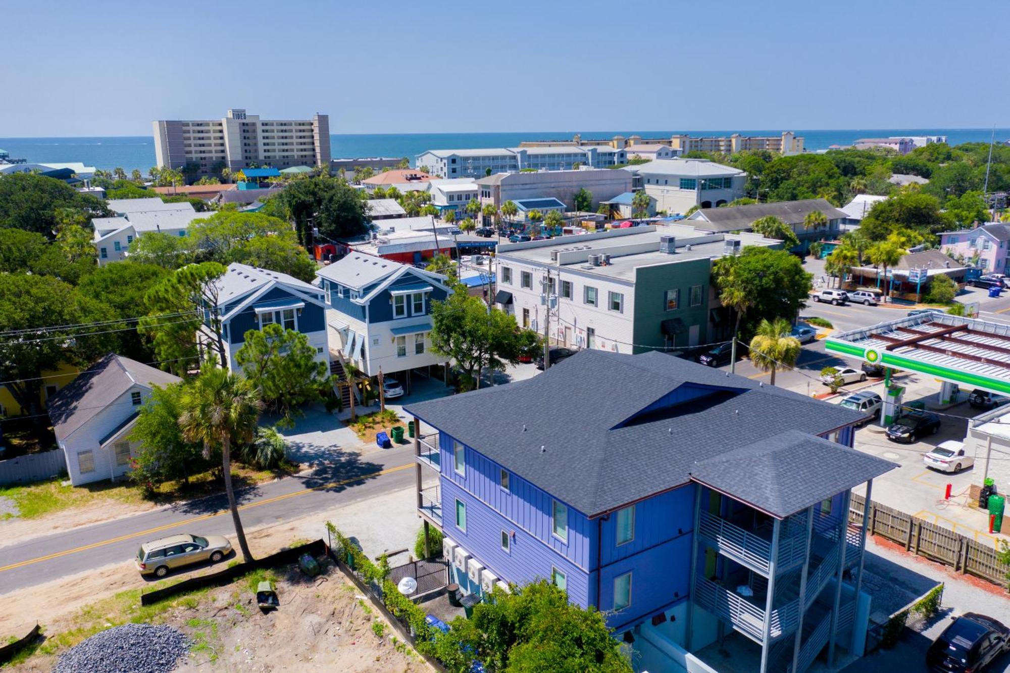 Folly Vacation Perfect Purple Palace Apt C Folly Beach Buitenkant foto