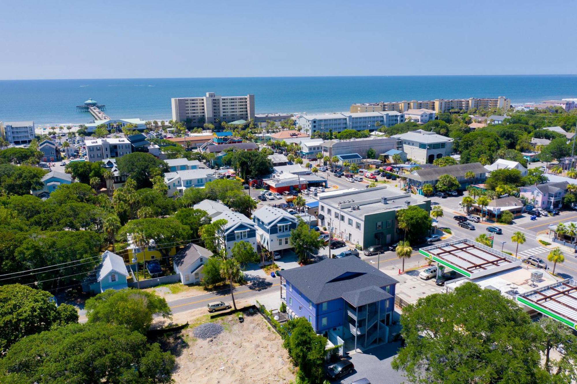 Folly Vacation Perfect Purple Palace Apt C Folly Beach Buitenkant foto