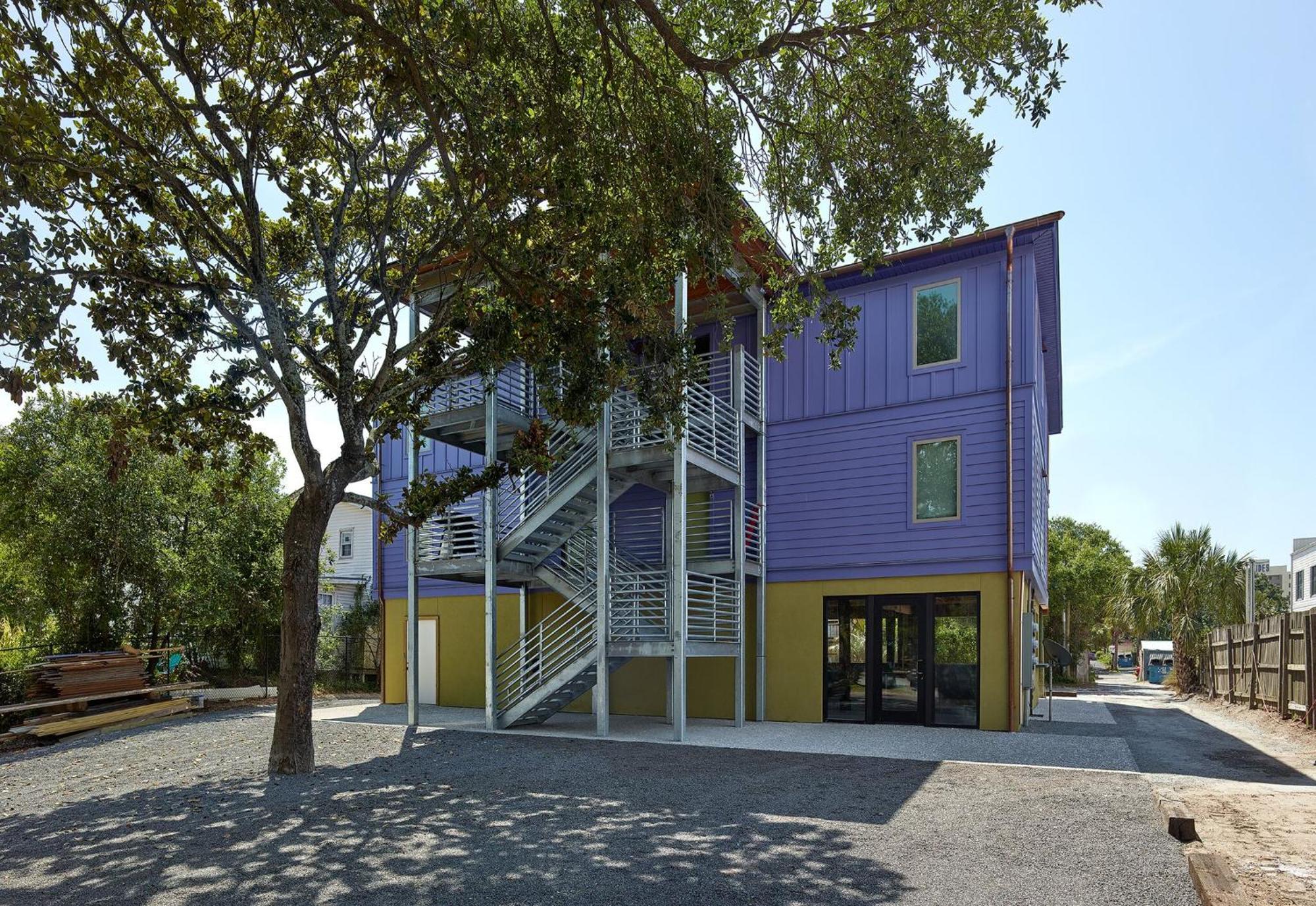 Folly Vacation Perfect Purple Palace Apt C Folly Beach Buitenkant foto